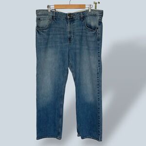 Tommy Hilfiger Mens Jeans 38x30 Relaxed Freedom Blue Denim Cotton Casual
